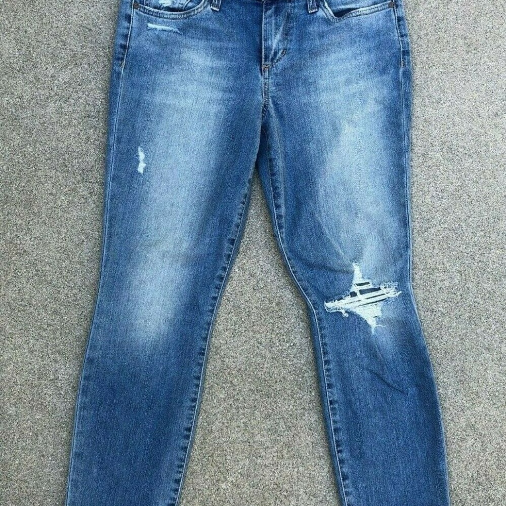 JOE'S JEANS Light Wash Ripped Skinny Denim Jeans​​​​​​​​